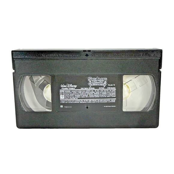 Disney Sing Along Songs Twelve Days Of Christmas Vintage 1993 VHS Cassette Tape - Picture 4 of 8